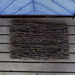 Dørmatte av bjørkeris