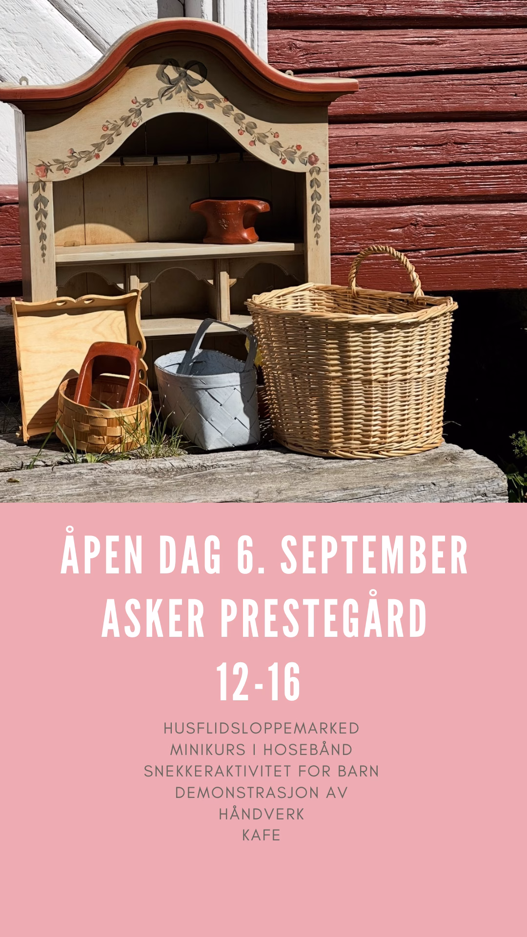 Åpen dag 6. september
